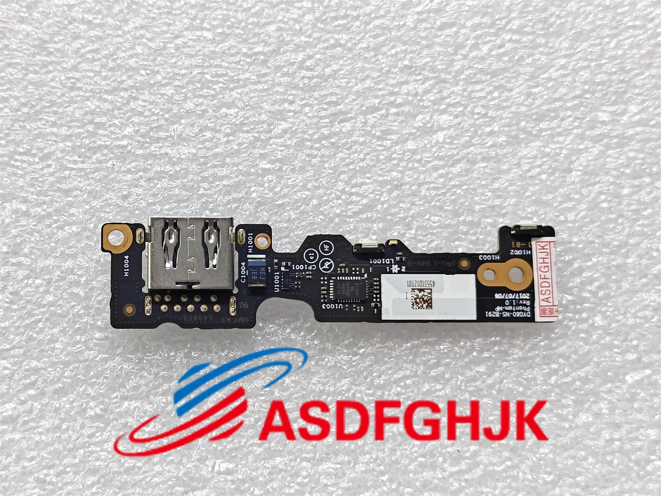 สำหรับ Lenovo 920-13IKB โยคะแล็ปท็อปสวิตช์ไฟปุ่ม USB IO BOARD สาย DYG60 DA3000K020 NS-B291 NF-B292 100% ทดสอบจัดส่งเร็ว