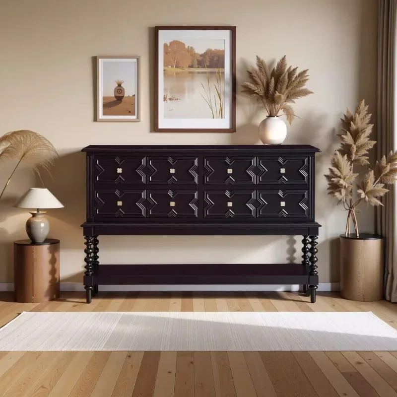 Классические шкафы для гостиной в скандинавском стиле, черные деревянные ящики в деревенском стиле, шкафы для гостиной, современная мебель для хранения