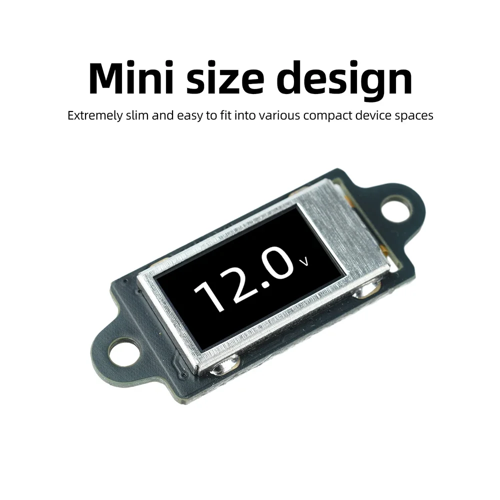 Ultradünnes Mini-Digital-Voltmeter DC 0-30V OLED-Display Spannungsmessung mit Displayschutzfolie und Rahmen – Detail 10