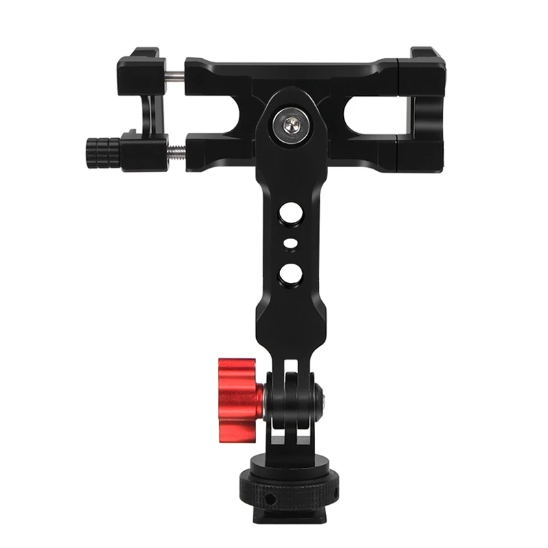 1Set Live Monitor Phone Holder Horizontal Vertical Camera Monitor Phone Holder Aluminum Alloy