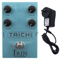 IRIN AN-38 TAICHI Overdrive Pedal for Electric Guitar Low Gain Overdrive Pedal Effect Overload Music Durable Parts with Adapter