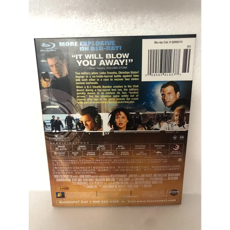 Classic Action Movie Broken Arrow Box Brand New Unopened