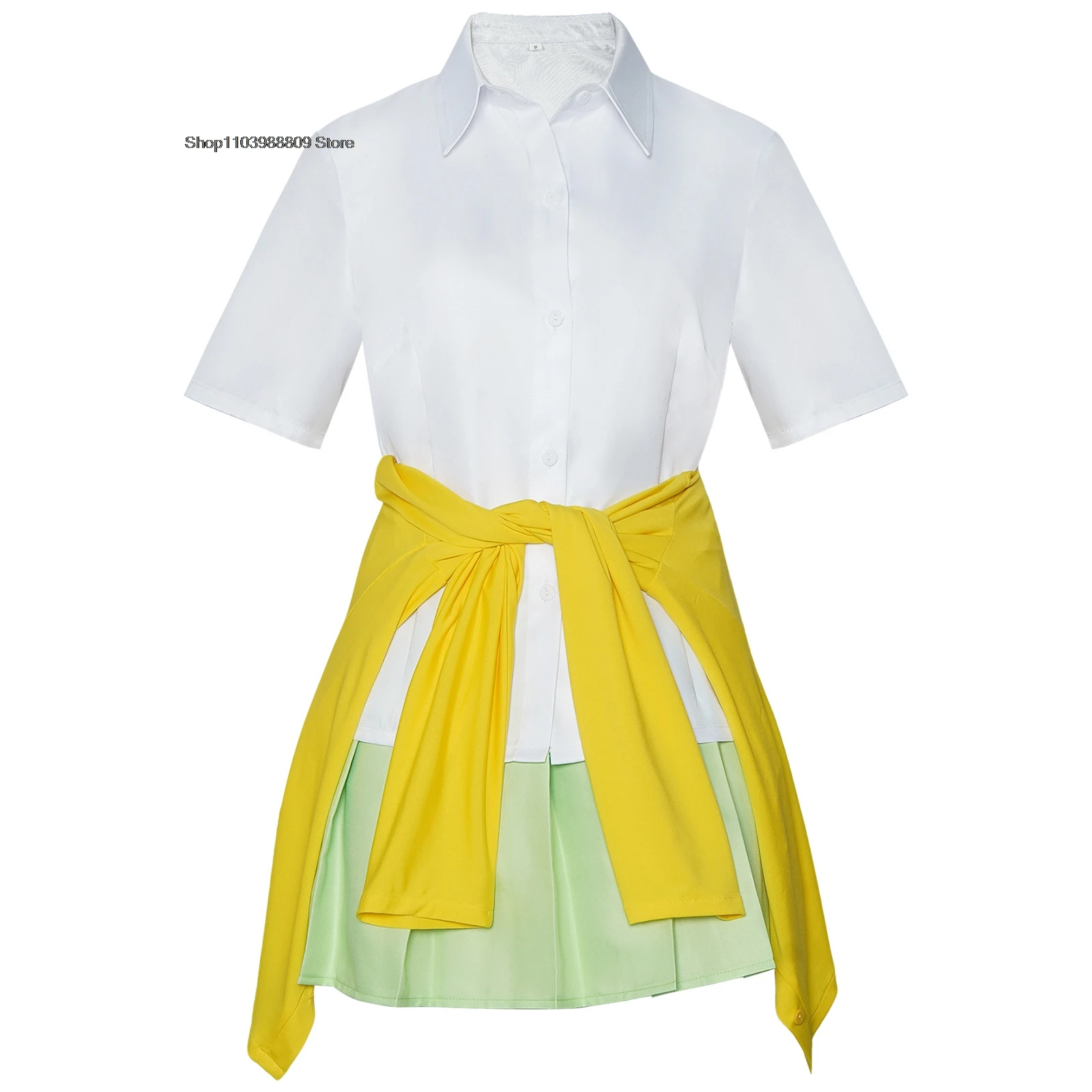 Anime La Quintessenza Quintuplets Nakano Itsuki Nakano Yotsuba Nakano Ichika Costume Cosplay Parrucca Uniforme Scolastica Cappotto Gonna