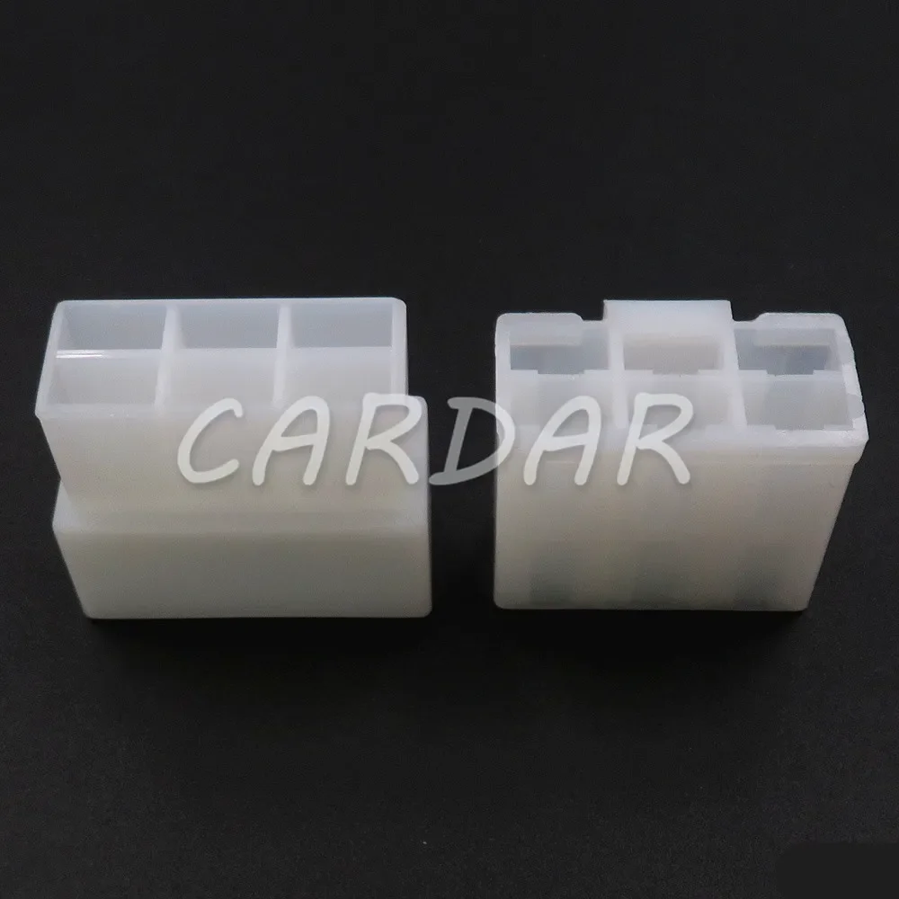 1 Set 6 Pin 6.3mm Auto Wire Connector AC Assembly Automobile Socket With Terminals - Detail 1