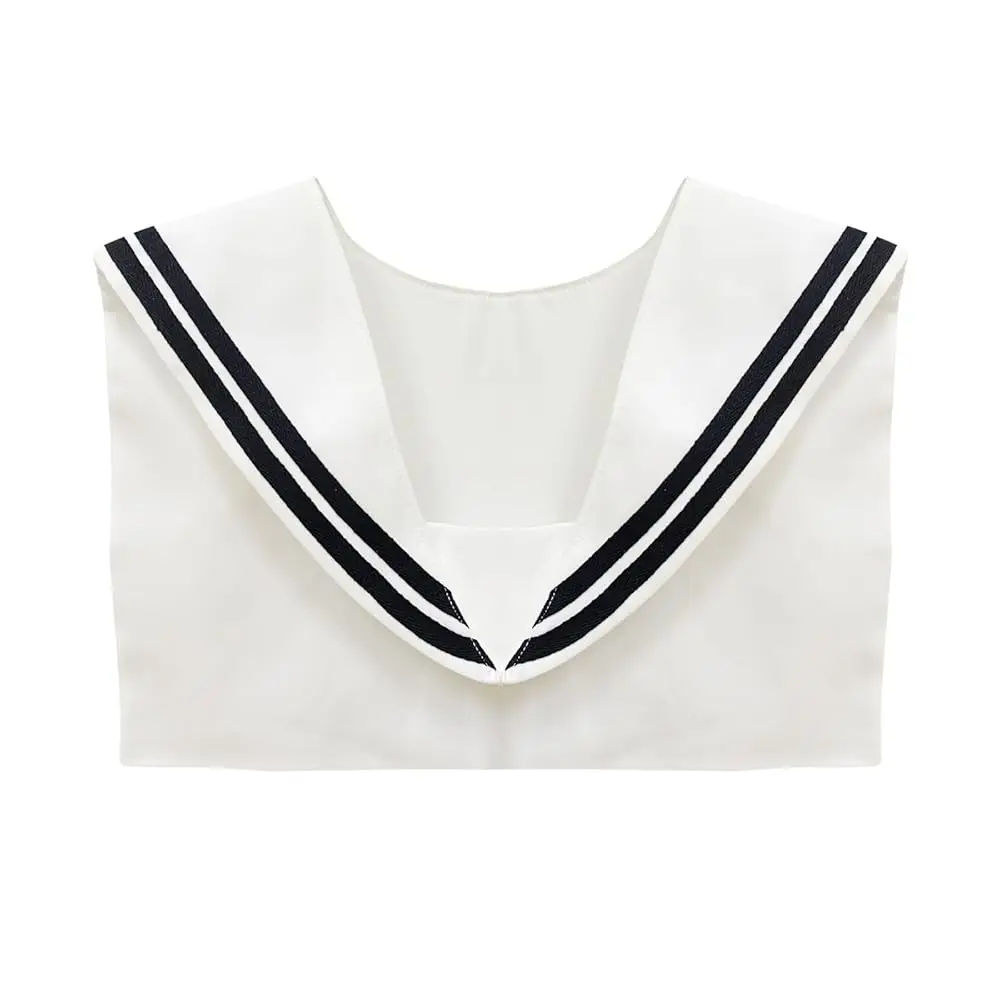 

Съемный воротник-шарф в морском стиле для женщин, полиэстеровый аксессуар для топов и платьев