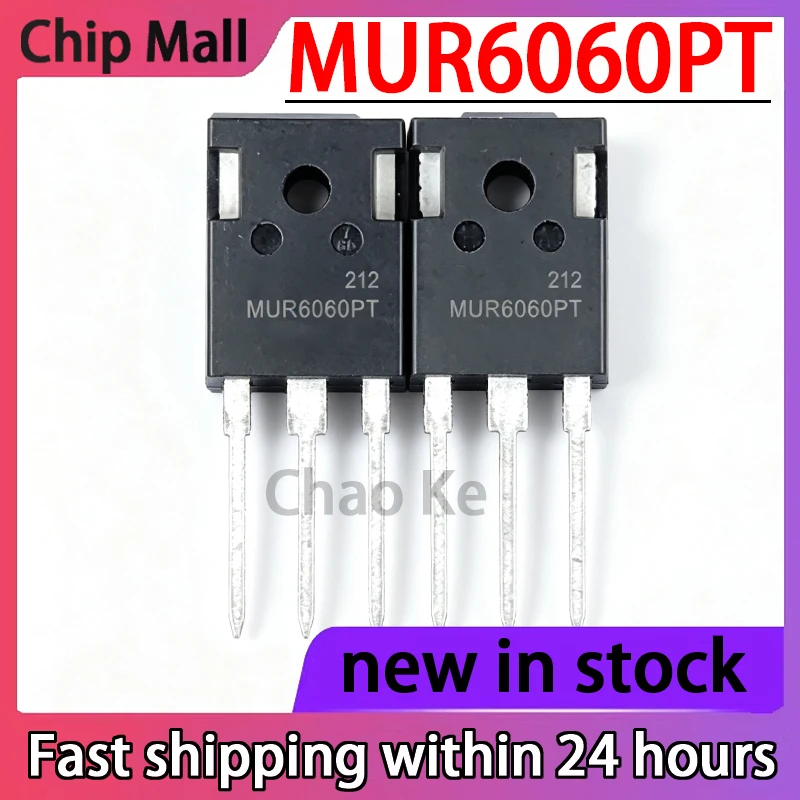1PCS MUR6060PT TO-247 600V/50A Fast Recovery Diode