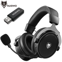 NUBWO G07 Wireless Headsets Gamer for PC, PS4, PS5 2.4GHz Ultra-Low Latency HIFI Stereo Noise Cancelling MIC Gaming Headphones