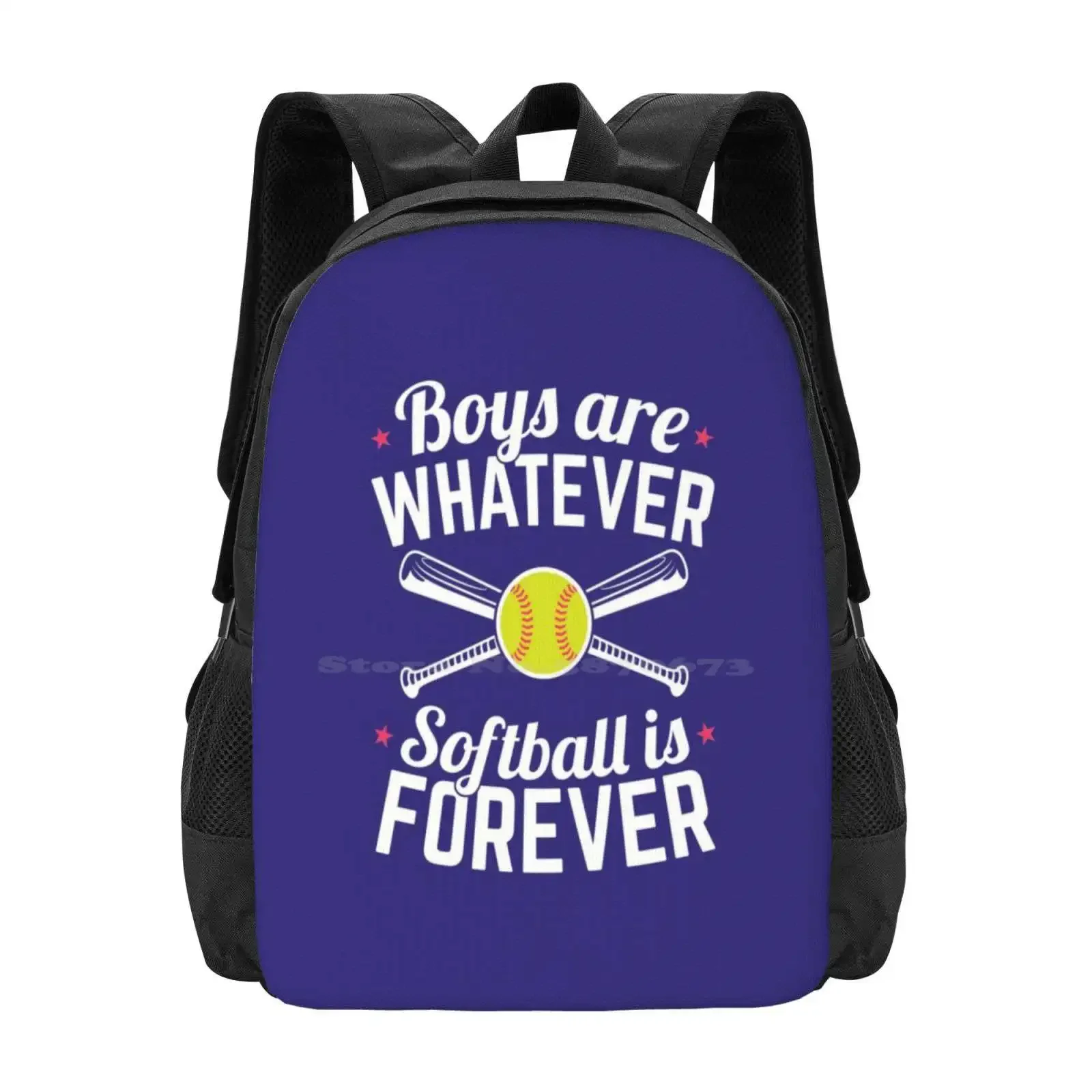 

Softball Gifts For Teen Girls Funny Saying Boys Are Whatever Softball Is Forever Hot Sale Schoolbag Backpack Fashion Bags Boys