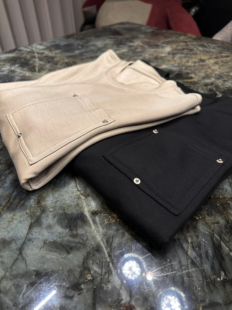 

Comfortable Long Sve Base irt Autumn Winter Acetate Wool Inner Fce Soft Skin-friendly High Quali Men's T-irt