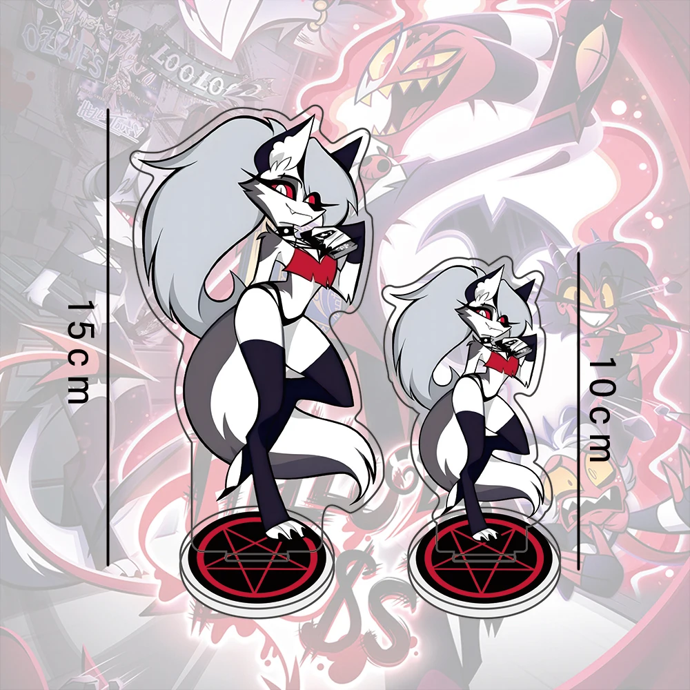 مجموعة HELLUVA BOSS الكلاسيكية من الأكريليك Blitzo Stolas Moxxie Loona |   I.M.P. مكتب شخصية شيطان الفريق الأساسي فندق هازبين