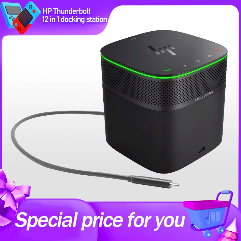 HP G2 Thunderbolt 3/4 12in1 Dock 100W Audio
