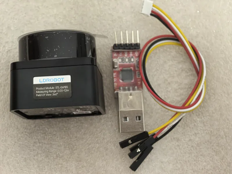 

Outdoor DTOF laser radar sensor ranging 12M 360 degree scanning LDROBOT STL-06P LIDAR replaces LD06 Support ROS1 and ROS2