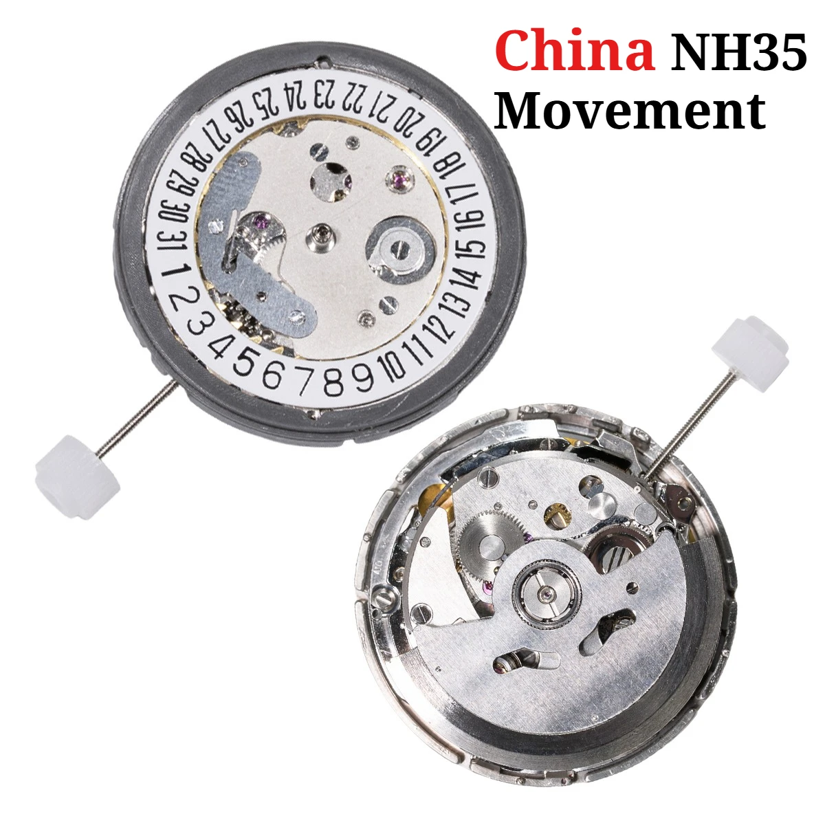 China NH35 Automatisches Mechanisches Uhrwerk Hochwertiges China NH35 Uhrwerk Hohe Genauigkeit 24 Steine Mod-Ersatz Japan NH35