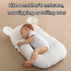 Newborn Anti Spitting Milk Slope Pillow Baby Anti Overflow Milk Feeding Bed Middle Bed Baby Slope Pad 2024 Bed in Crib