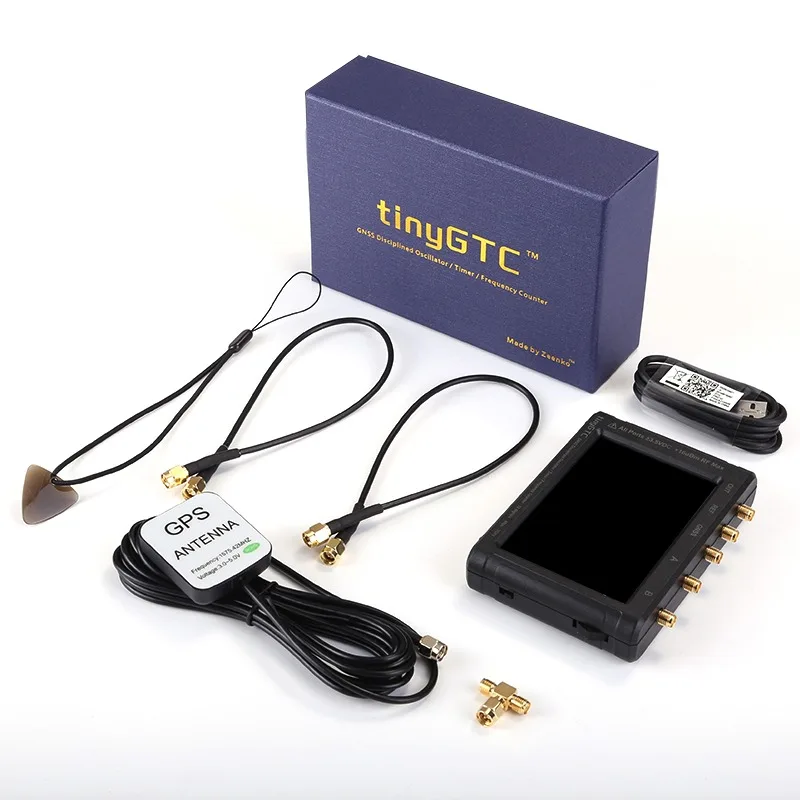 

tinyGTC ZC407 / ZC412 Frequency counterdual Timer/Counter with built-in GPSDO