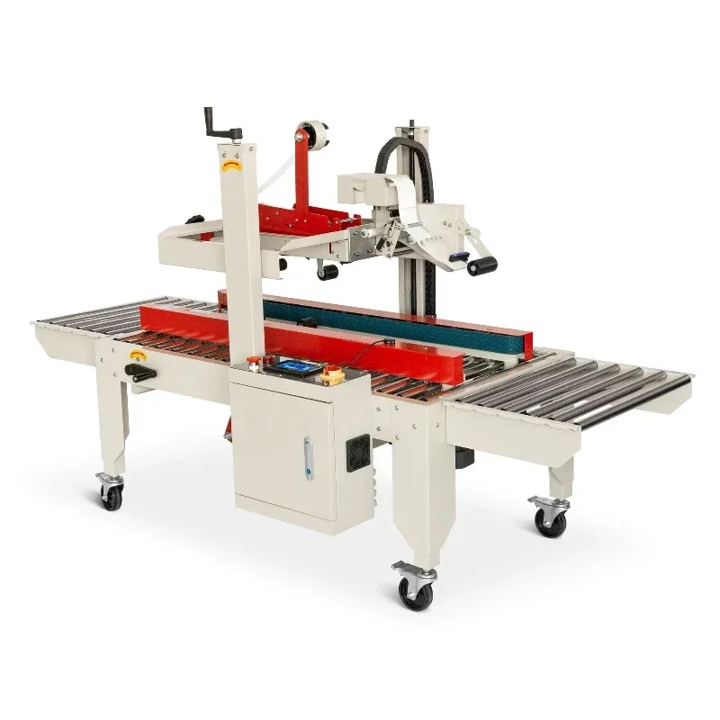 5050 automatic labeling and sealing machine postal carton e-commerce sealing machine transparent tape express sticker