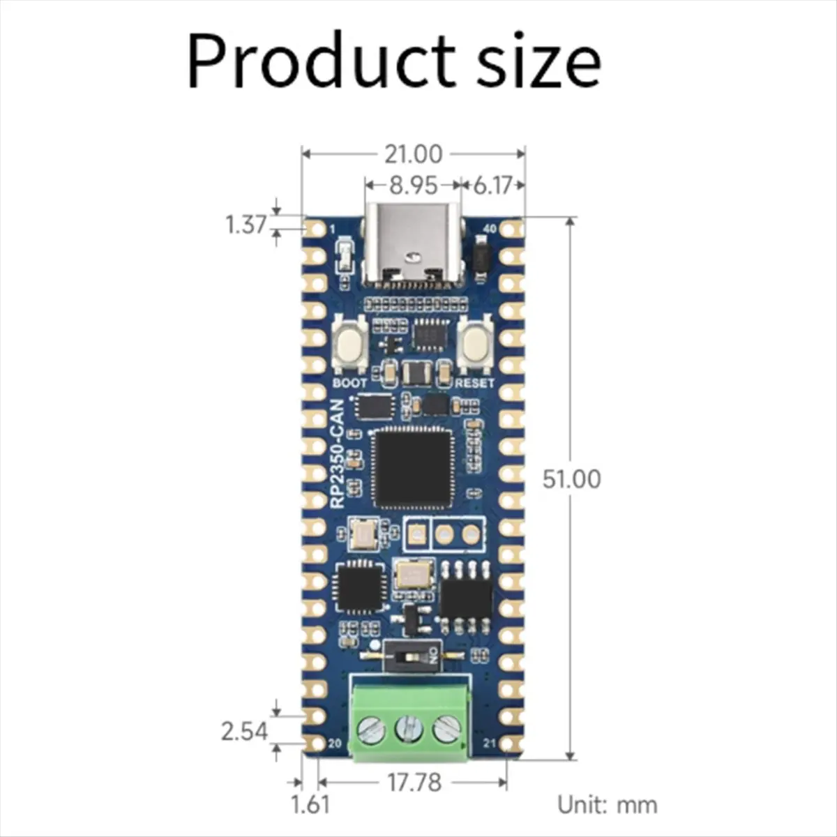 # Accessoires informatiques 29I, pour carte de développement de microcontrôleur Raspberry Pi Pico (PCB)