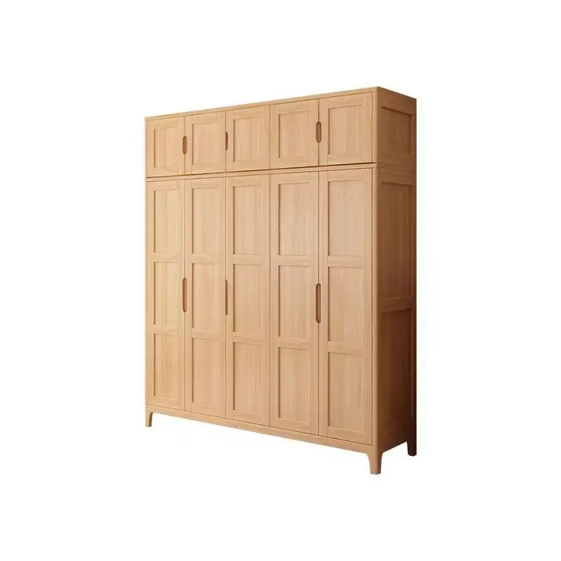

Nordic, simple, all solid wood, wardrobe, bedroom, hanging wardrobe, small apartment
