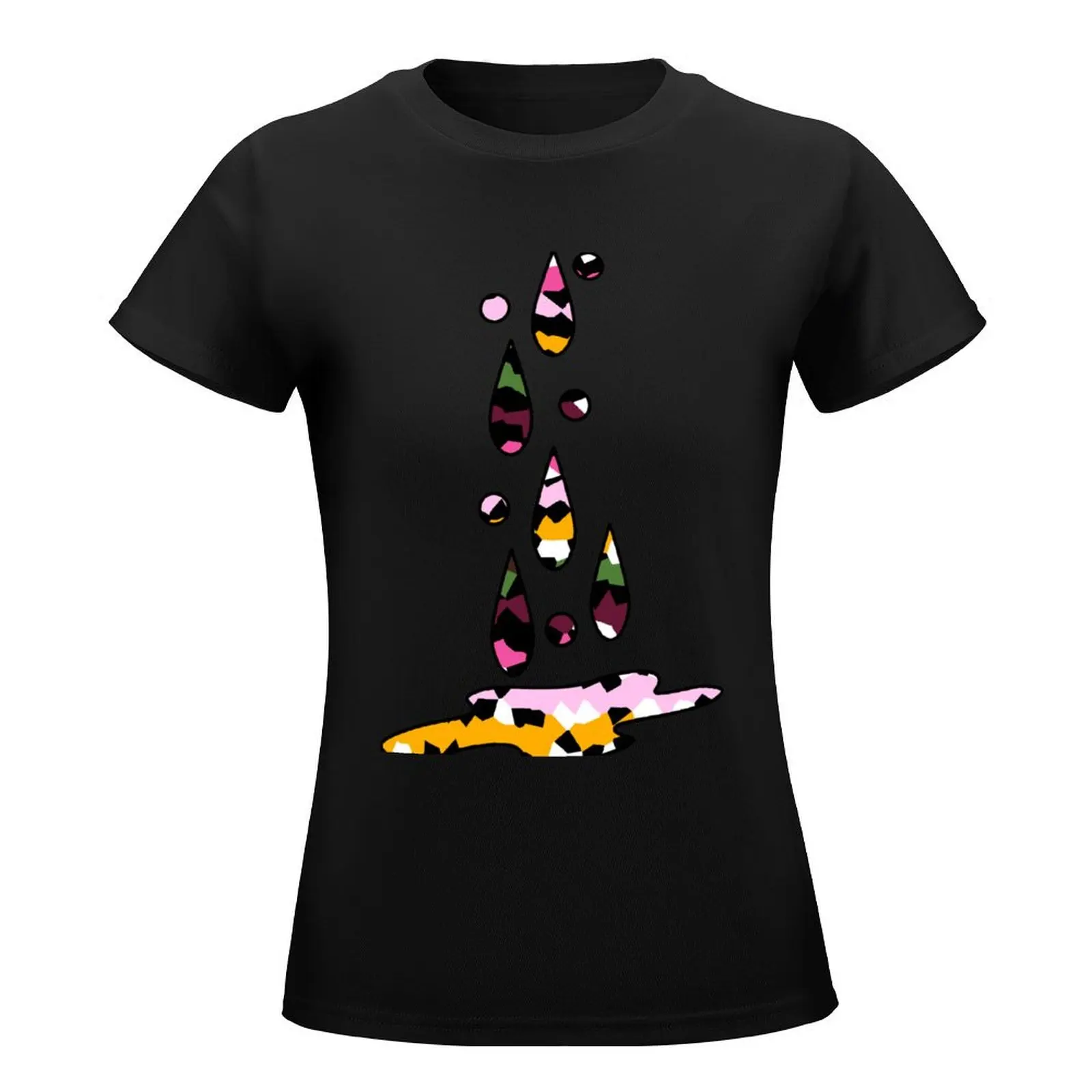 Mardi Gras Confetti T-Shirt Short sleeve tee blanks tshirts for Women