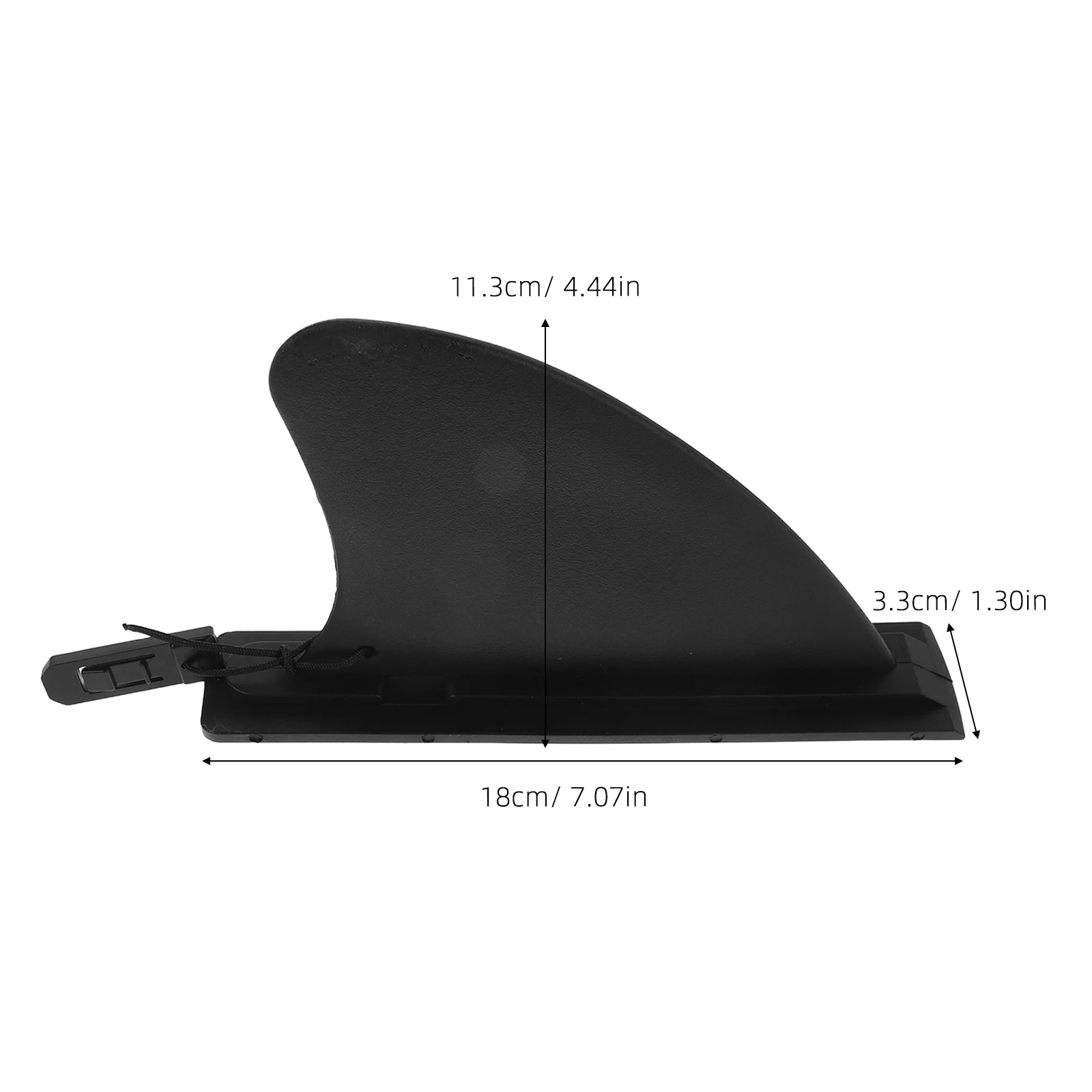 2Pcs Kayak Fin Replacement Paddleboard Tail Set Detachable Stabilizer for Inflatable Surfboard Water Sports Accessory