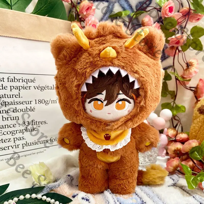 

Genshin Impact Theme Series Game Ambitus Zhongli детская пижама с драконом 20 см хлопковая кукла-наряд плюшевые игрушки высокий уровень внешнего вида