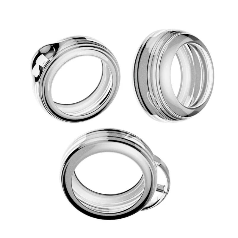 Volltransparente flache Kopfabdeckung aus flüssigem Silikon in medizinischer Qualität, hochauflösender Flachkopfstecker der Serie Shuxiang ET