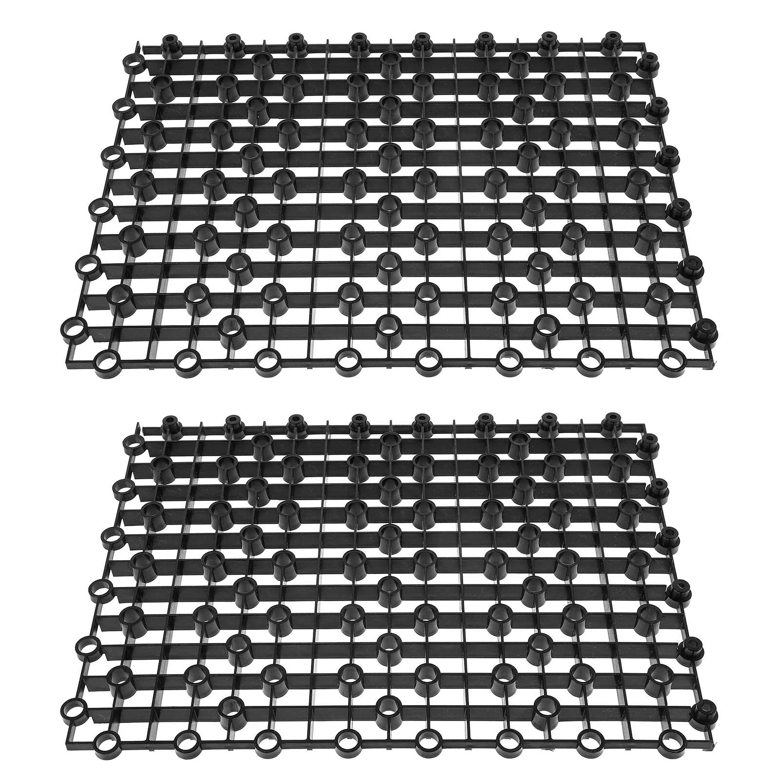 

2 Pcs White Bottom Filter Plate Net for Aquariums Accessory Isolation Board Plastic Tank Divider Gravel Filter Wear Resistant