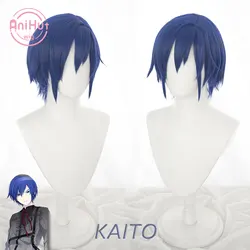 【AniHut】Kaito Blue 25cm Cosplay Wig Project SEKAI COLORFUL STAGE! Feat.HATSUNE MIKU Heat Resistant Synthetic Hair Kaito Cosplay