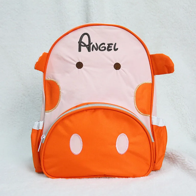 

Embroidery Name Personalized Elephant Backpack Kids Cartoon Cute School Bag Custom Name Bag for Baby Girls Gift Bag