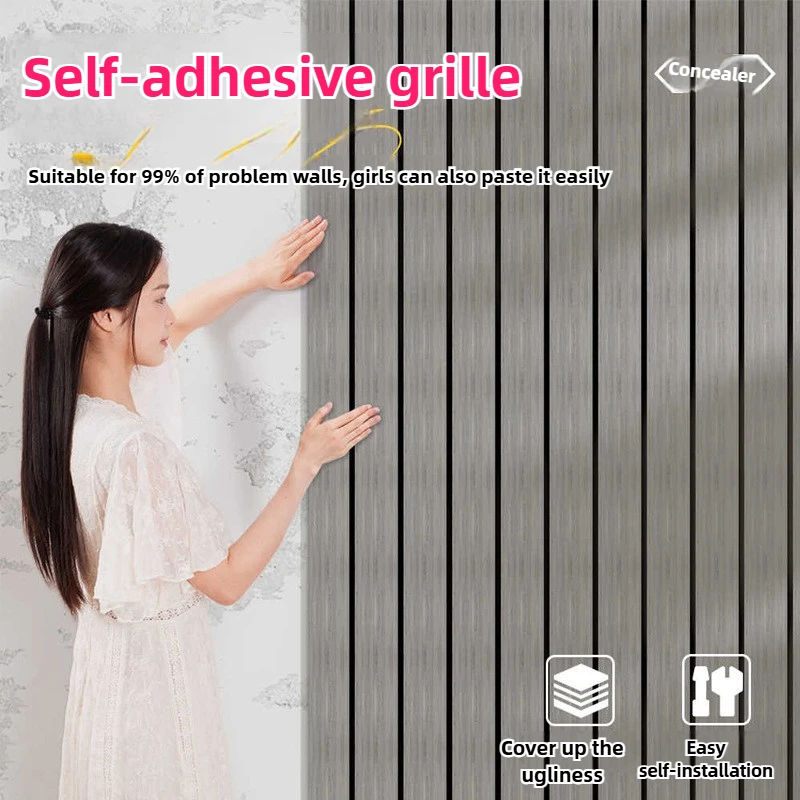 1 Roll Self-Adhesive Wall Panel Sxp Foam Stickers Peel and Stick 3D Wall Sticker Easy to DIY Suitable for Ceiling, Living Room
