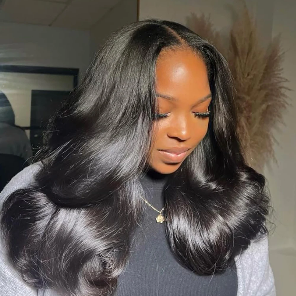 ボディウェーブショートボブ人毛ウィッグ-13x4-生え際加工済み透明レースフロントウィッグ-密度250-ボディウェーブボブウィッグ-女性用