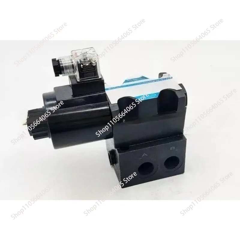 2-Position 3-way hydraulic solenoid reversing valve group, 2-position   normally open, normally closed 24V 220V 1pcs