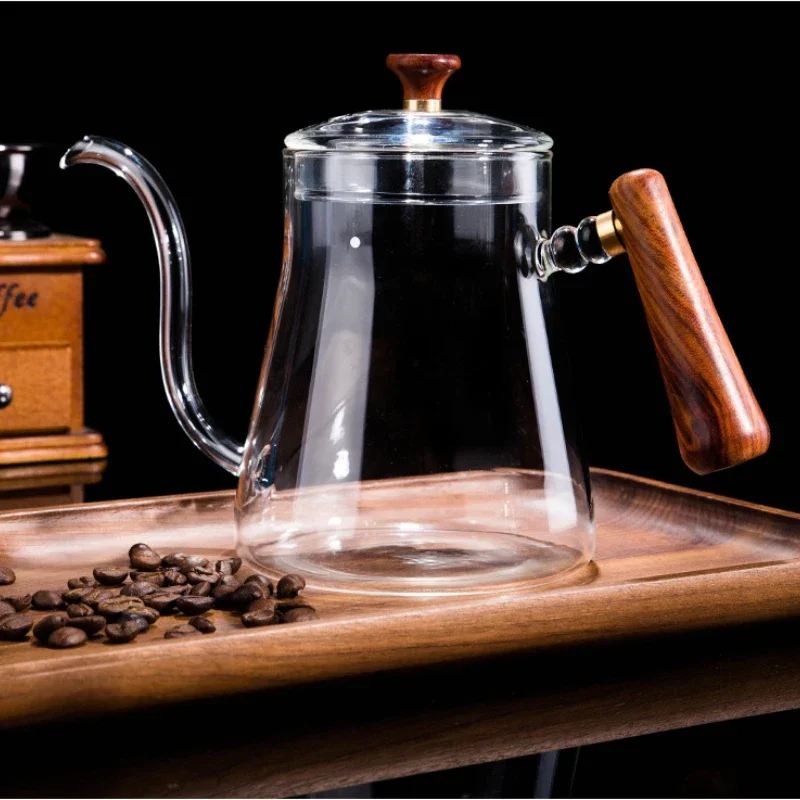 

Glass Coffee Jar Coffe Accessories Barista Kettle Pot Strainer Bar Pitcher Supplies Cafe Coffeeware Kitchen Dining Home Garden