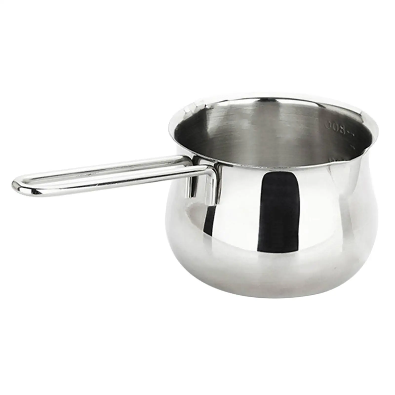 Stainless Steel Small Saucepan Mirror Finish Coffee Pot Turkish Coffee Tools for Boiling Milk and Kitchen Cooking view 2