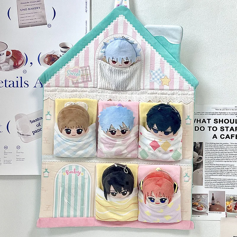 

Doll display storage 10cm doll doll storage sleeping bag wall-mounted