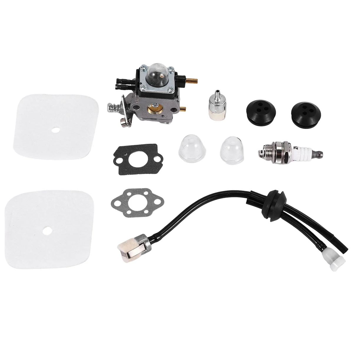 

C1U-K54A C1U-K17 Carburetor Repower Kit for 2-Cycle Mantis 7222 7222E 7222M 7225 7230 7234 7240 7920 7924 Tiller/Cultivator