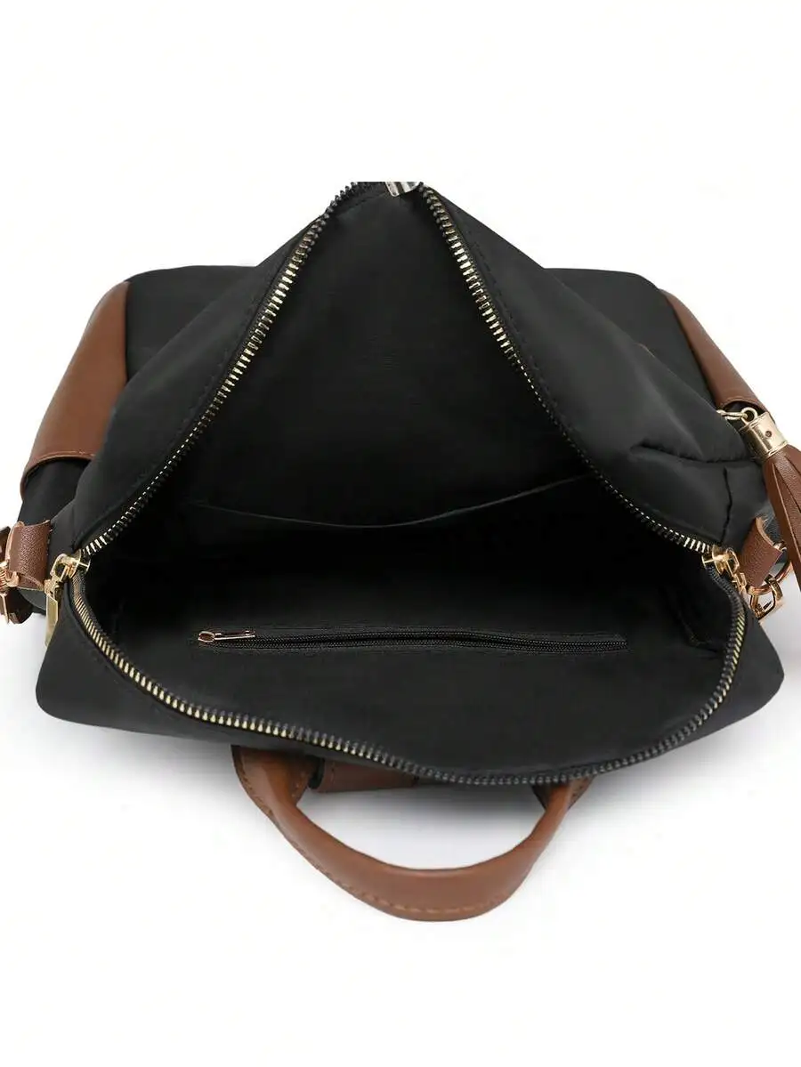 

Large Capacity Travel Backpack With Tassel Pendant Anti-Theft Design For Women