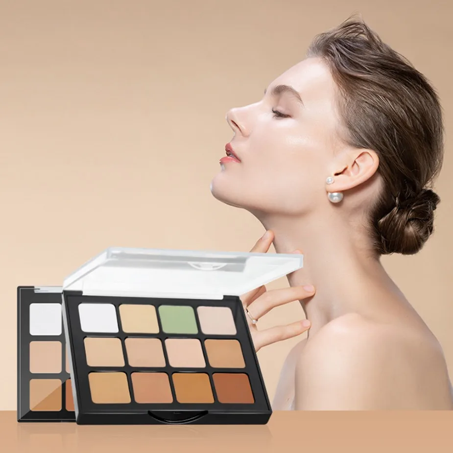 Custom Logo Vegan Concealer Blush Palette Matte Highlighter Contour Makeup Palette Wholesale Makeup Contour Face Cosmetics