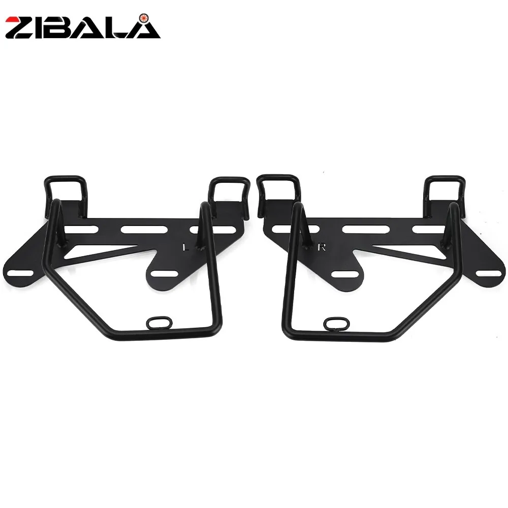 Motorcycle Side Luggage Rack Support Saddle Bags Mounting Brackets For Kawasaki W400 W650 W800 VN250 XL883L XL1200NS Rebel 1100