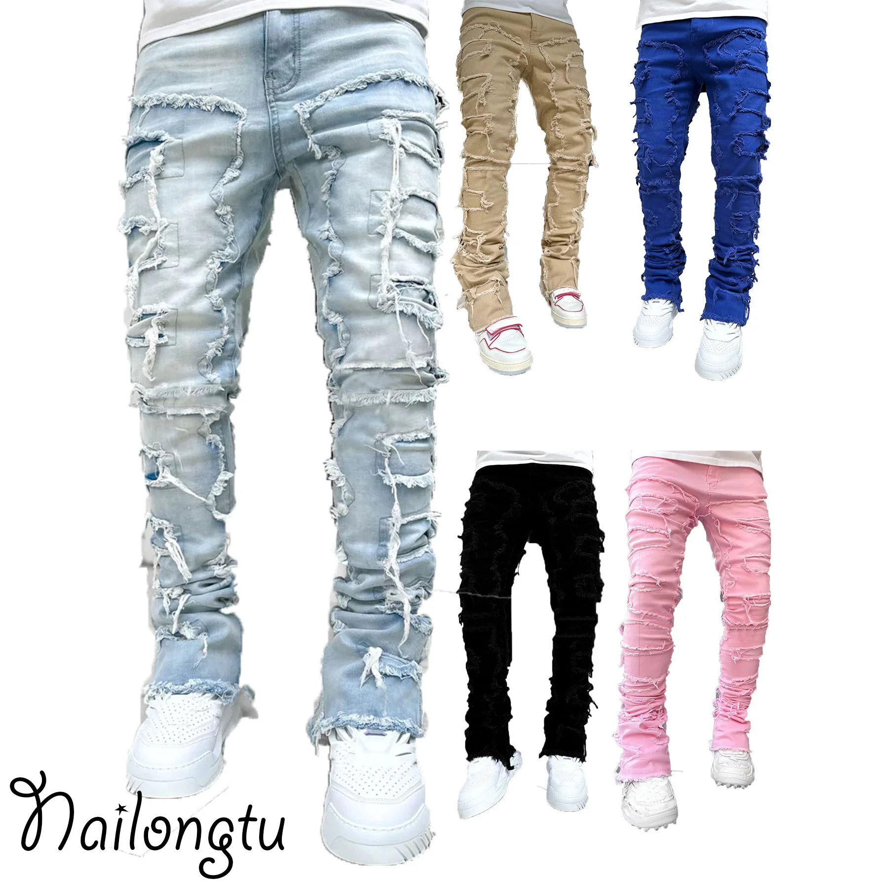 2023 Overalls Camouflage Y2K Fashion Baggy Jeans Cargo Pants Men Clothing Straight Women Wide Leg Long Trousers Homme