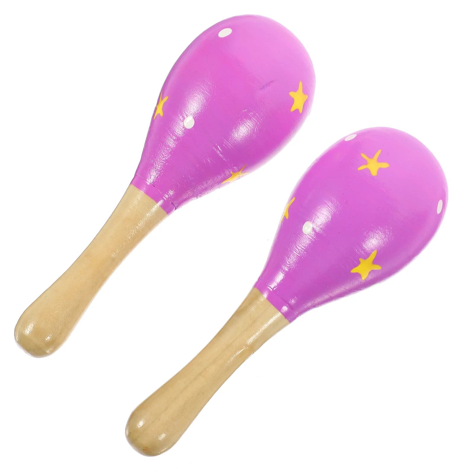 Wooden Maraca Kids Maracas Childrens Toys Musical Instruments for Toddler Toddlers Educational Shaker