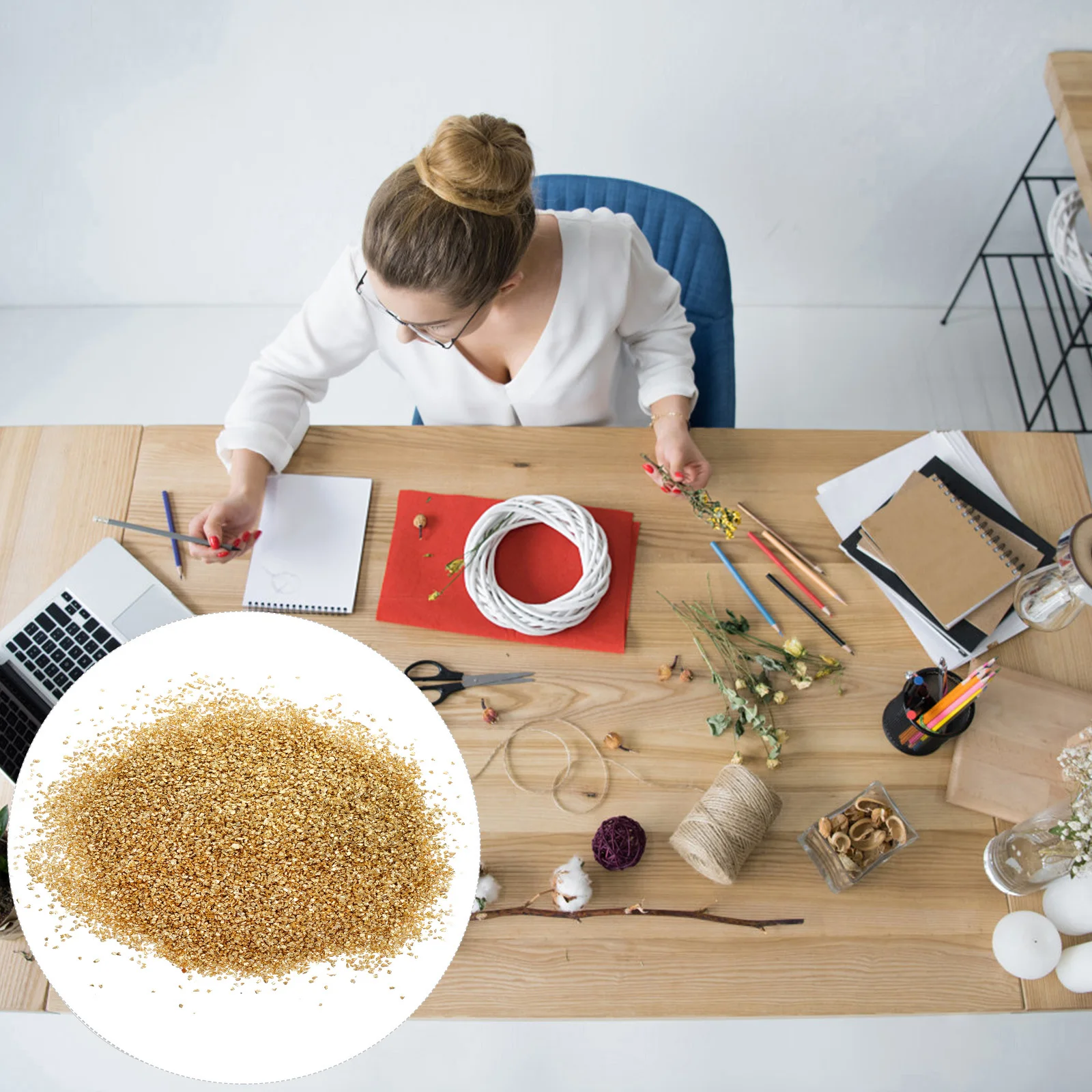 

500g Decorative Crushed Glass Irregular Metallic DIY Crafts Art Supplies Resin Nail Art Crushed Glass