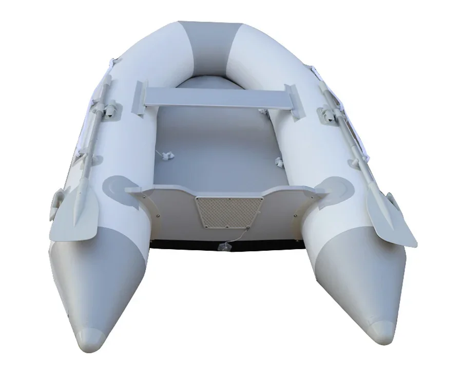 Factory Direct Sales 2.7m Inflatable Speed Boat PVC Assault Rescue Kayak Boat with Motor Board Fishing Boats