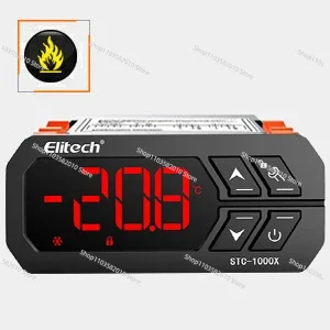 Elitech STC-1000HX Temperature Controller 110V 220V Origin Digital Centigrade Thermostat 2 Relays Upgraded from STC-1000