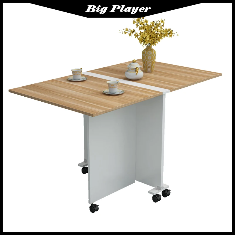 

Ultra-thin Folding Table Dining Table Household Small Apartment Folding Retractable Rectangular Eating Table Small