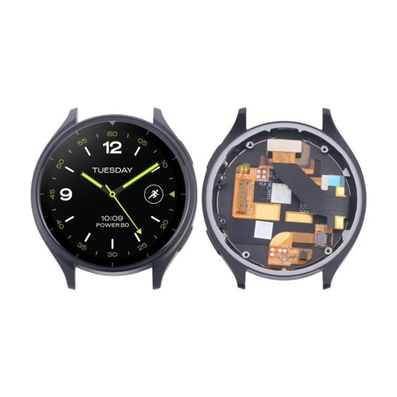 BTLIFE - Conjunto de Tela Sensível ao Toque LCD com Aro Preto de Reposição para Watch 2 - Acessórios para Reparo de Smartwatch