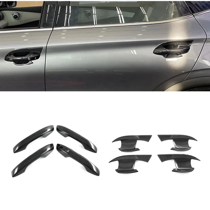 

Exterior Door Handle Cover And Door Bowl Cover Trim Sticker For BYD Atto 3 Yuan Plus 2022 2023 RHD Accessories