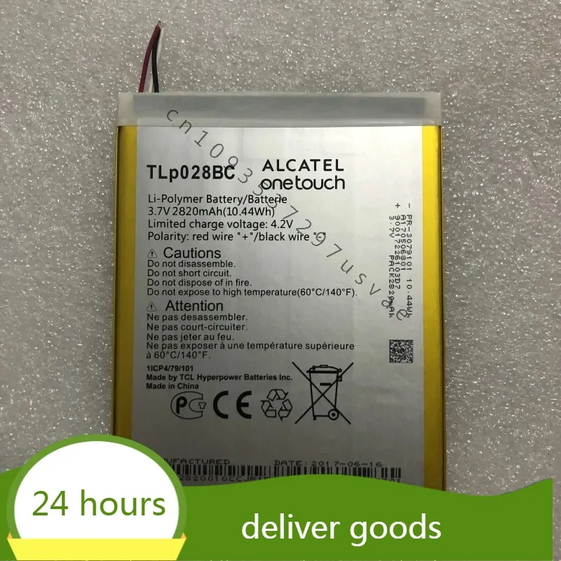 

For Alcatel Tab PIXE Battery Tlp028bc Battery