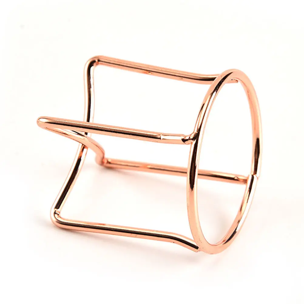 2Pcs Rose Gold Cross Shape Makeup Sponge Holder for Drying Storing Beauty Puff Egg Display Stand Ventilated Sanitary Rack