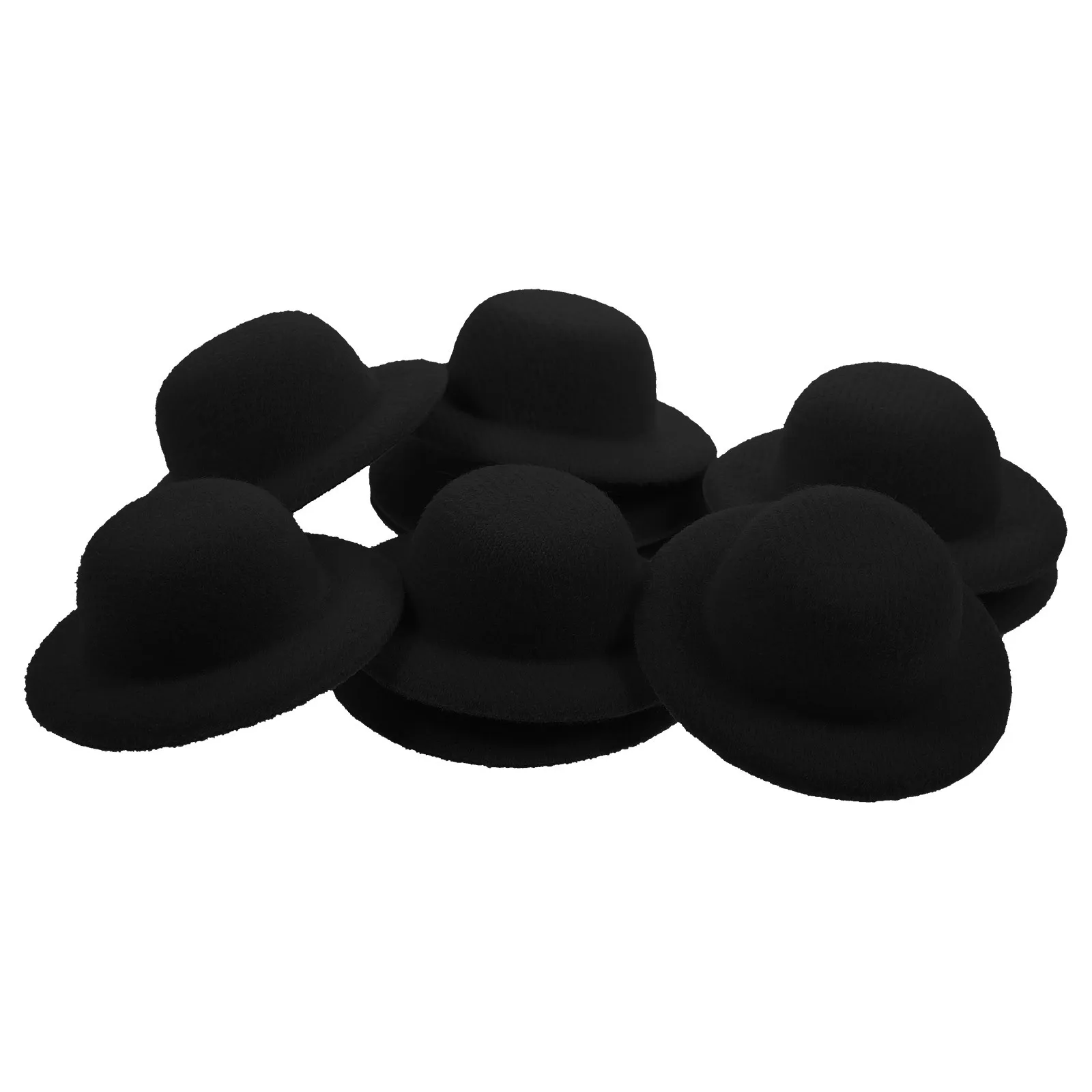 10 stuks miniatuur hoeden klein decor accessoire pluisjes Eva materiaal duurzaam praktisch voor langdurig gebruik creatief ornament